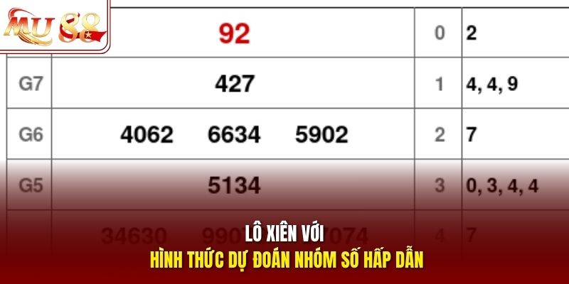 Lô xiên với hình thức dự đoán nhóm số hấp dẫn