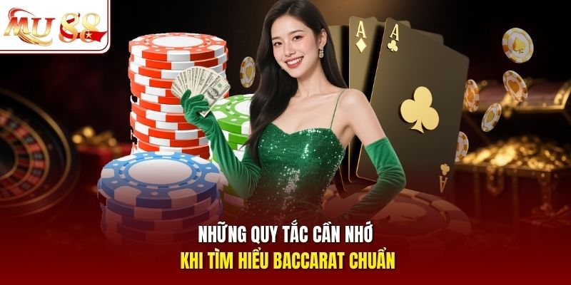 Những quy tắc cần nhớ khi tìm hiểu Baccarat chuẩn